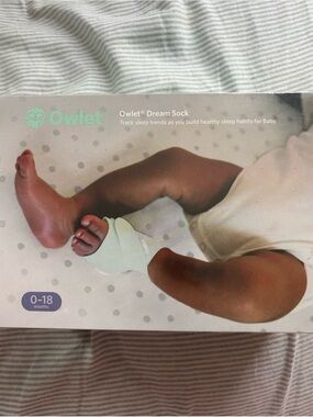 Owlet Dream Sock Baby Sleep Monitor Sock - Mint